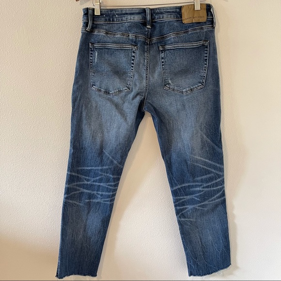American Eagle Outfitters Slim Next Level Airflex Distressed Raw Hem-32 - Picture 2 of 14